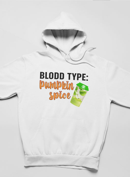 Blood Type Pumpkin Spice Hoodie