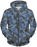 Virgin Teez Sublimation Hoodie Small Blue Camo 2 UNISEX ZIP HOODIE