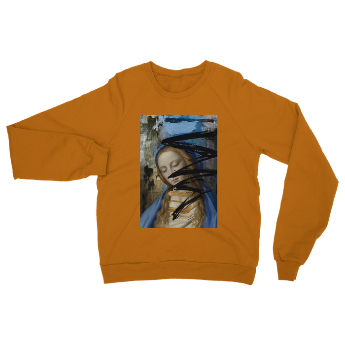 VIRGIN TEEZ Sweat shirt Orange / S Blue Classic Adult Sweatshirt