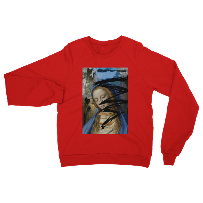 VIRGIN TEEZ Sweat shirt Red / S Blue Classic Adult Sweatshirt