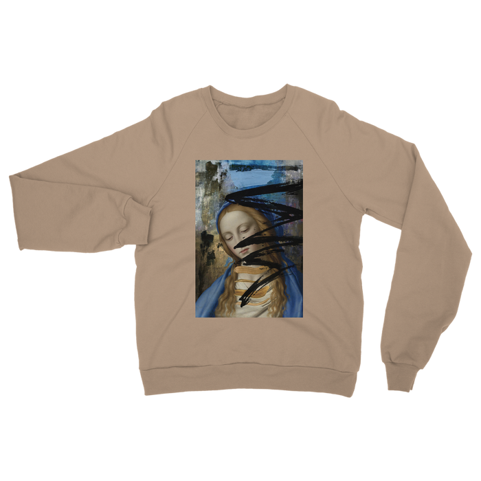 VIRGIN TEEZ Sweat shirt Nude / S Blue Classic Adult Sweatshirt