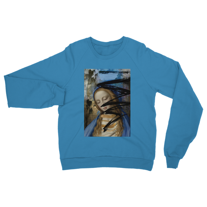 VIRGIN TEEZ Sweat shirt Sapphire / S Blue Classic Adult Sweatshirt
