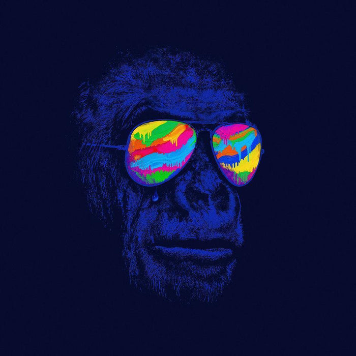 The Pillow pillows 16" x 16" Blue Gorilla Cushion/Pillow