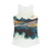 VIRGIN TEEZ Women Tank top White / XS Blue Mountain Reflection Women Performance Tank Top