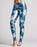 Virgin Teez Leggings Small Blue Pattern Legging