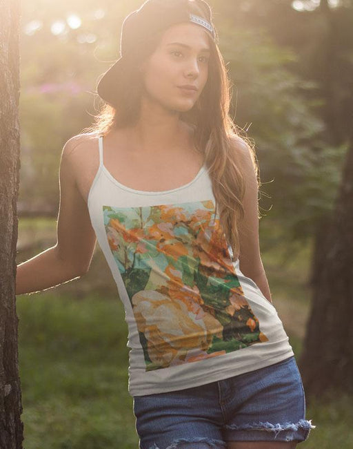 VIRGIN TEEZ Women Tank top White / XS Blush Garden Women Performance Tank Top