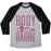 Virgin Teez  Baseball Tee Unisex Tri-Blend Baseball Tee / small / Athletic Gray / Black BODY BY BARRE UNISEX TRI-BLEND BASEBALL TEE
