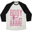 Virgin Teez  Baseball Tee Unisex Tri-Blend Baseball Tee / small / Oatmeal / Black BODY BY BARRE UNISEX TRI-BLEND BASEBALL TEE