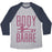 Virgin Teez  Baseball Tee Unisex Tri-Blend Baseball Tee / small / Athletic Gray / Navy BODY BY BARRE UNISEX TRI-BLEND BASEBALL TEE