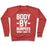 Virgin Teez  Pullover Crewneck Sweatshirt / x-small / Heathered Red BODY BY BURPEES CREWNECK SWEATSHIRT