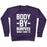 Virgin Teez  Pullover Crewneck Sweatshirt / x-small / Purple BODY BY BURPEES CREWNECK SWEATSHIRT