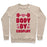Virgin Teez  Pullover Crewneck Sweatshirt / x-small / Heathered Oatmeal BODY BY COSPLAY CREWNECK SWEATSHIRT