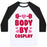 Virgin Teez  Baseball Tee Unisex Classic Baseball Tee / x-small / White/Black BODY BY COSPLAY UNISEX CLASSIC BASEBALL TEE