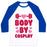 Virgin Teez  Baseball Tee Unisex Classic Baseball Tee / x-small / White/Blue BODY BY COSPLAY UNISEX CLASSIC BASEBALL TEE