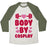 Virgin Teez  Baseball Tee Unisex Tri-Blend Baseball Tee / small / Oatmeal / Moss BODY BY COSPLAY UNISEX TRI-BLEND BASEBALL TEE