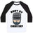 Virgin Teez  Baseball Tee Unisex Classic Baseball Tee / x-small / White/Black BODY BY OMNICORP UNISEX CLASSIC BASEBALL TEE