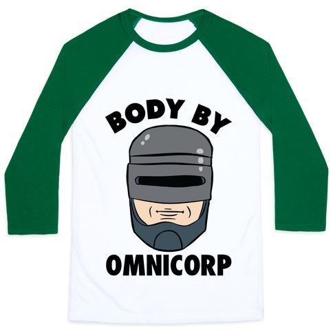 Virgin Teez  Baseball Tee Unisex Classic Baseball Tee / x-small / White/Dark Green BODY BY OMNICORP UNISEX CLASSIC BASEBALL TEE