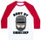 Virgin Teez  Baseball Tee Unisex Classic Baseball Tee / x-small / White/Red BODY BY OMNICORP UNISEX CLASSIC BASEBALL TEE