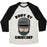 Virgin Teez  Baseball Tee Unisex Tri-Blend Baseball Tee / small / Oatmeal / Black BODY BY OMNICORP UNISEX TRI-BLEND BASEBALL TEE