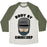Virgin Teez  Baseball Tee Unisex Tri-Blend Baseball Tee / small / Oatmeal / Moss BODY BY OMNICORP UNISEX TRI-BLEND BASEBALL TEE