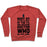 Virgin Teez  Pullover Crewneck Sweatshirt / x-small / Heathered Red BODY BY SITTING IN FRONT OF MY T.V. AND WATCHING DOCTOR WHO. CREWNECK SWEATSHIRT