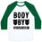 Virgin Teez  Baseball Tee Unisex Classic Baseball Tee / x-small / White/Dark Green BODY BY VIBRANIUM PARODY UNISEX CLASSIC BASEBALL TEE