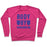 Virgin Teez  Pullover Crewneck Sweatshirt / x-small / Deep Pink BODY BY VIBRANIUM PARODY WHITE PRINT CREWNECK SWEATSHIRT
