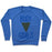 Virgin Teez  Pullover Crewneck Sweatshirt / x-small / Heathered Blue BODY GOALS CREWNECK SWEATSHIRT