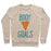 Virgin Teez  Pullover Crewneck Sweatshirt / x-small / Heathered Oatmeal BODY GOALS CREWNECK SWEATSHIRT