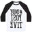 Virgin Teez  Baseball Tee #BODY POSITIVE MIRROR VERSION UNISEX CLASSIC BASEBALL TEE