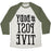 Virgin Teez  Baseball Tee #BODY POSITIVE MIRROR VERSION UNISEX TRI-BLEND BASEBALL TEE