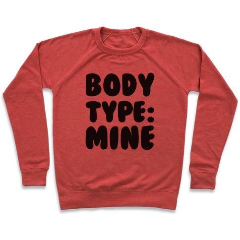 Virgin Teez  Pullover Crewneck Sweatshirt / x-small / Heathered Red BODY TYPE: MINE CREWNECK SWEATSHIRT