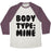 Virgin Teez  Baseball Tee Unisex Tri-Blend Baseball Tee / small / Oatmeal / Maroon BODY TYPE: MINE UNISEX TRI-BLEND BASEBALL TEE