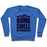 Virgin Teez  Pullover Crewneck Sweatshirt / x-small / Heathered Blue BOMBSHELL IN PROGRESS CREWNECK SWEATSHIRT
