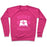 Virgin Teez  Pullover Crewneck Sweatshirt / x-small / Deep Pink BOOKS & BARBELLS CREWNECK SWEATSHIRT