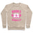 Virgin Teez  Pullover Crewneck Sweatshirt / x-small / Heathered Oatmeal BOOKS & BARBELLS CREWNECK SWEATSHIRT