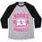 Virgin Teez  Baseball Tee Unisex Tri-Blend Baseball Tee / small / Athletic Gray / Black BOOKS & BARBELLS UNISEX TRI-BLEND BASEBALL TEE