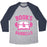 Virgin Teez  Baseball Tee Unisex Tri-Blend Baseball Tee / small / Athletic Gray / Navy BOOKS & BARBELLS UNISEX TRI-BLEND BASEBALL TEE