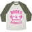 Virgin Teez  Baseball Tee Unisex Tri-Blend Baseball Tee / small / Oatmeal / Moss BOOKS & BARBELLS UNISEX TRI-BLEND BASEBALL TEE