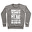 Virgin Teez  Pullover Crewneck Sweatshirt / x-small / Heathered Gray BOOM CLAP THE SOUND OF MY BAT THE CLEATS GO ON AND ON CREWNECK SWEATSHIRT