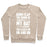 Virgin Teez  Pullover Crewneck Sweatshirt / x-small / Heathered Oatmeal BOOM CLAP THE SOUND OF MY BAT THE CLEATS GO ON AND ON CREWNECK SWEATSHIRT