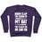 Virgin Teez  Pullover Crewneck Sweatshirt / x-small / Purple BOOM CLAP THE SOUND OF MY BAT THE CLEATS GO ON AND ON CREWNECK SWEATSHIRT
