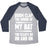 Virgin Teez  Baseball Tee Unisex Tri-Blend Baseball Tee / small / Athletic Gray / Navy BOOM CLAP THE SOUND OF MY BAT THE CLEATS GO ON AND ON UNISEX TRI-BLEND BASEBALL TEE