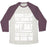Virgin Teez  Baseball Tee Unisex Tri-Blend Baseball Tee / small / Oatmeal / Maroon BOOM CLAP THE SOUND OF MY BAT THE CLEATS GO ON AND ON UNISEX TRI-BLEND BASEBALL TEE