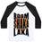 Virgin Teez  Baseball Tee Unisex Classic Baseball Tee / x-small / White/Black BOOM SHAKA LAKA! UNISEX CLASSIC BASEBALL TEE