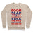 Virgin Teez  Pullover Crewneck Sweatshirt / x-small / Heathered Oatmeal BOOM SLAP THE SOUND OF MY STICK CREWNECK SWEATSHIRT