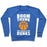 Virgin Teez  Pullover Crewneck Sweatshirt / x-small / Heathered Blue BOOM, THUNK, THE SOUND OF MY DUNKS CREWNECK SWEATSHIRT