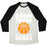 Virgin Teez  Baseball Tee Unisex Tri-Blend Baseball Tee / small / Oatmeal / Black BOOM, THUNK, THE SOUND OF MY DUNKS UNISEX TRI-BLEND BASEBALL TEE