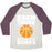 Virgin Teez  Baseball Tee Unisex Tri-Blend Baseball Tee / small / Oatmeal / Maroon BOOM, THUNK, THE SOUND OF MY DUNKS UNISEX TRI-BLEND BASEBALL TEE