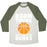 Virgin Teez  Baseball Tee Unisex Tri-Blend Baseball Tee / small / Oatmeal / Moss BOOM, THUNK, THE SOUND OF MY DUNKS UNISEX TRI-BLEND BASEBALL TEE
